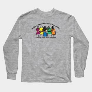 AcaMamas 2017 (Colorful with Black Font) Long Sleeve T-Shirt